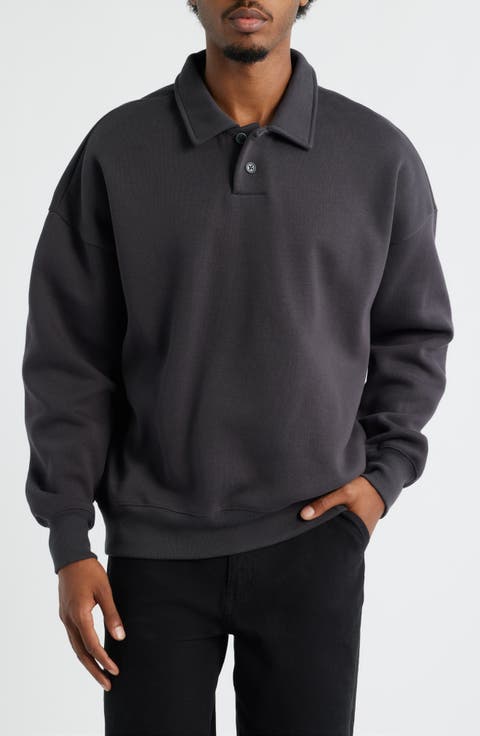 Polo Fleece Sweatshirt