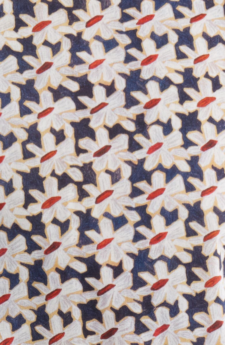 Scott Barber Regular Fit Floral Long Sleeve Cotton Button-Up Shirt, Alternate, color,