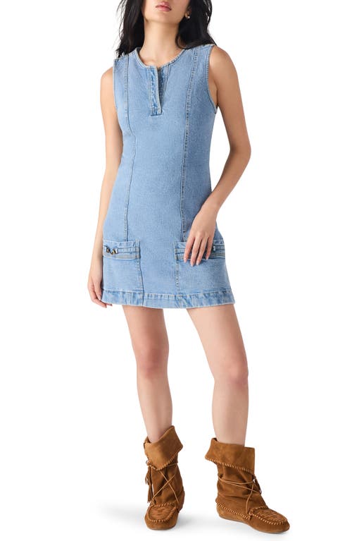 Steve Madden Averi Denim Dress In Blue