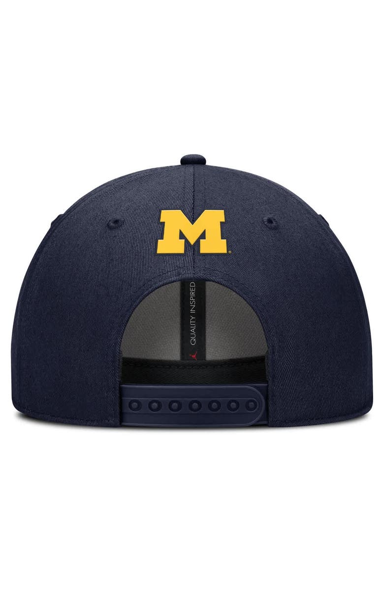 Nike Men's Nike Navy Michigan Wolverines Rise Practice Adjustable Hat, Alternate, color, Navy