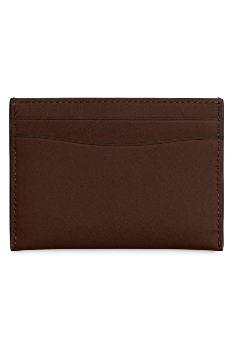 Essential Leather Card Case, Alternate, color, B4/MAPLE