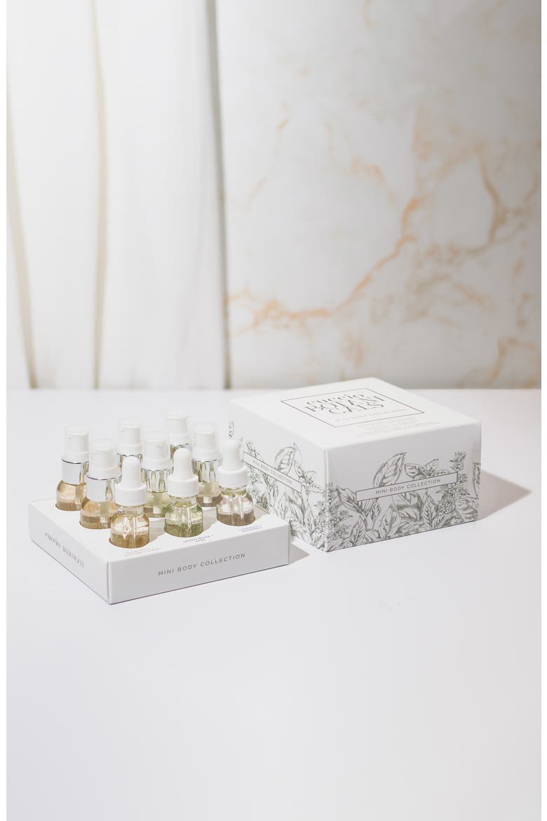 Botanicals Mini Body Collection, Alternate, color, White Box