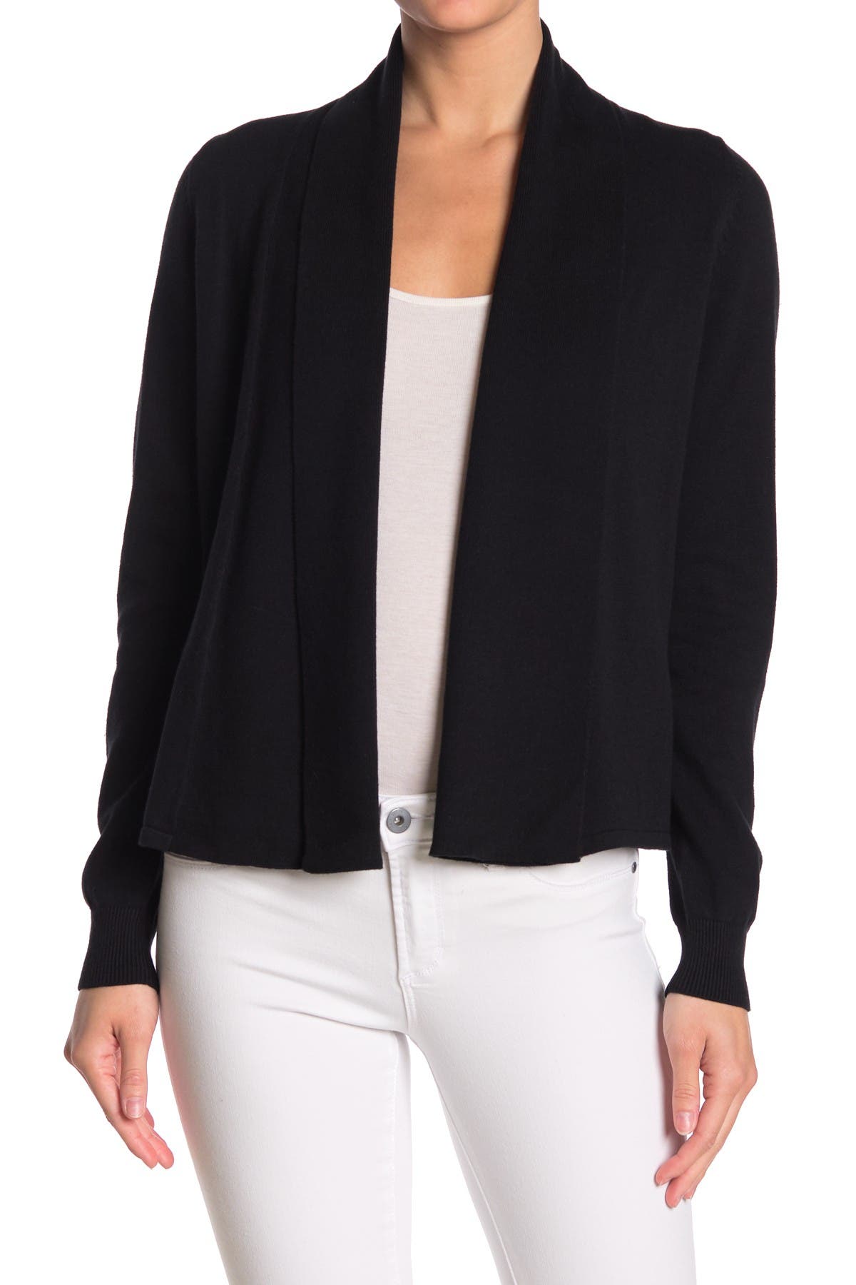 Michael Stars Karen Shawl Collar Open Front Cardigan (Women ...