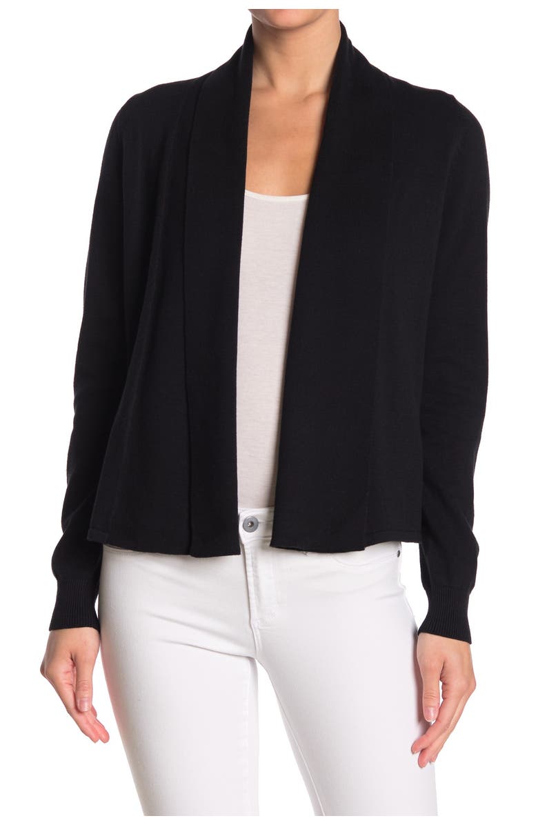 Michael Stars Karen Shawl Collar Open Front Cardigan, Main, color,