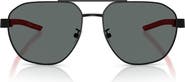 Scuderia Ferrari 59mm Polarized Aviator Sunglasses
