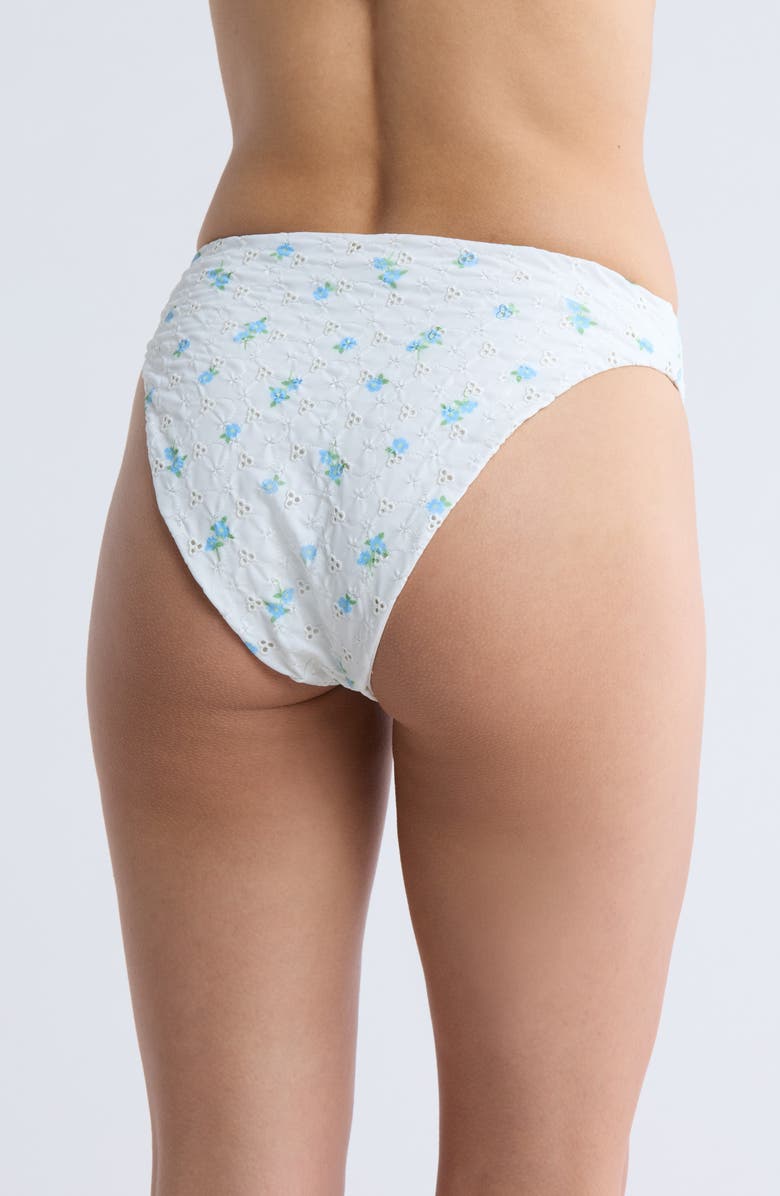 Dippin Daisys Seashore High Waist Floral Bikini Bottoms, Alternate, color,