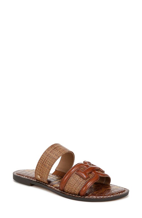 Sam Edelman Gabi Two-strap Sandal In Cuoio/rich Cognac