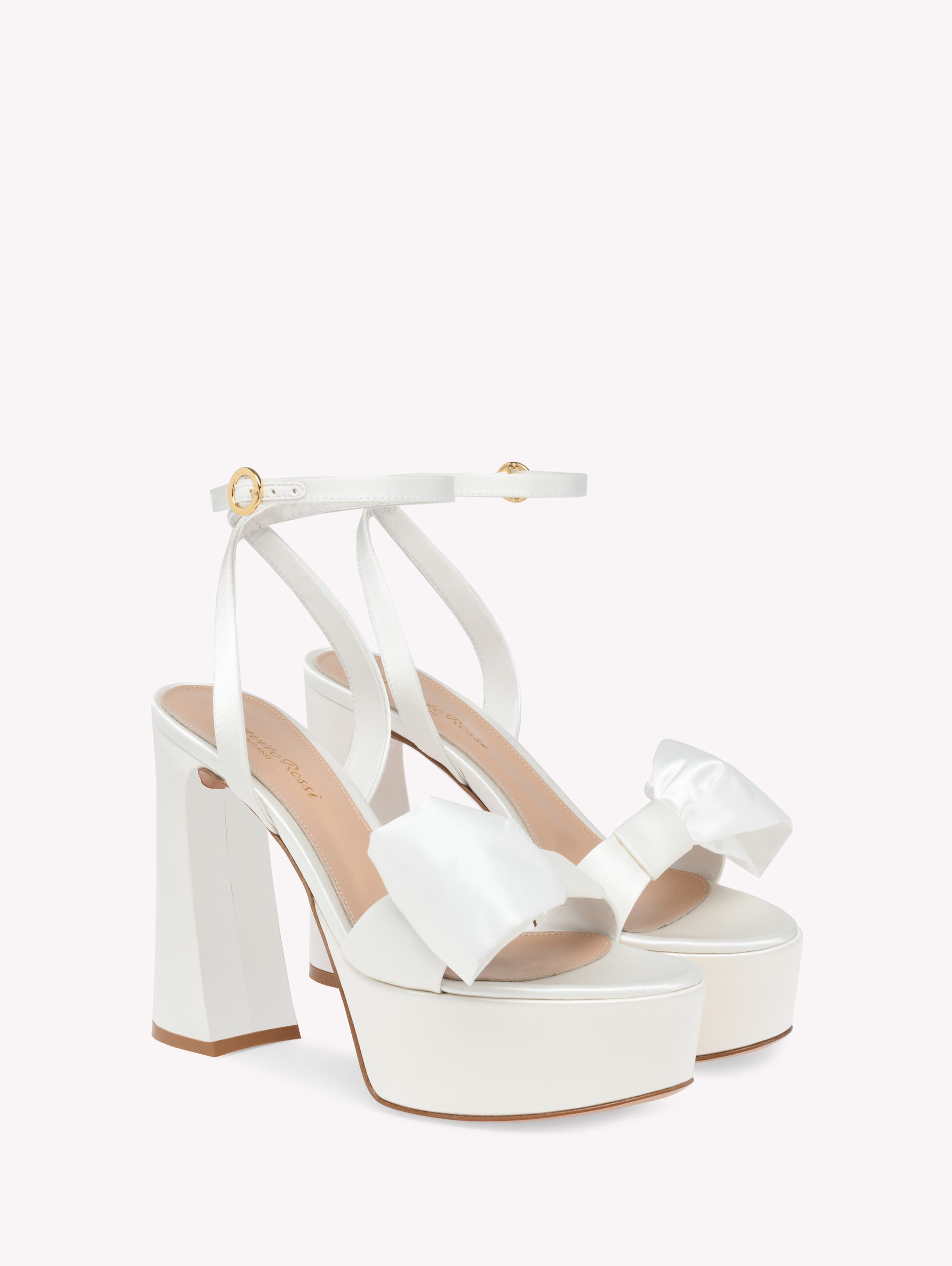 Gianvito Rossi Rosie Sandal, Alternate, color, White Fabric