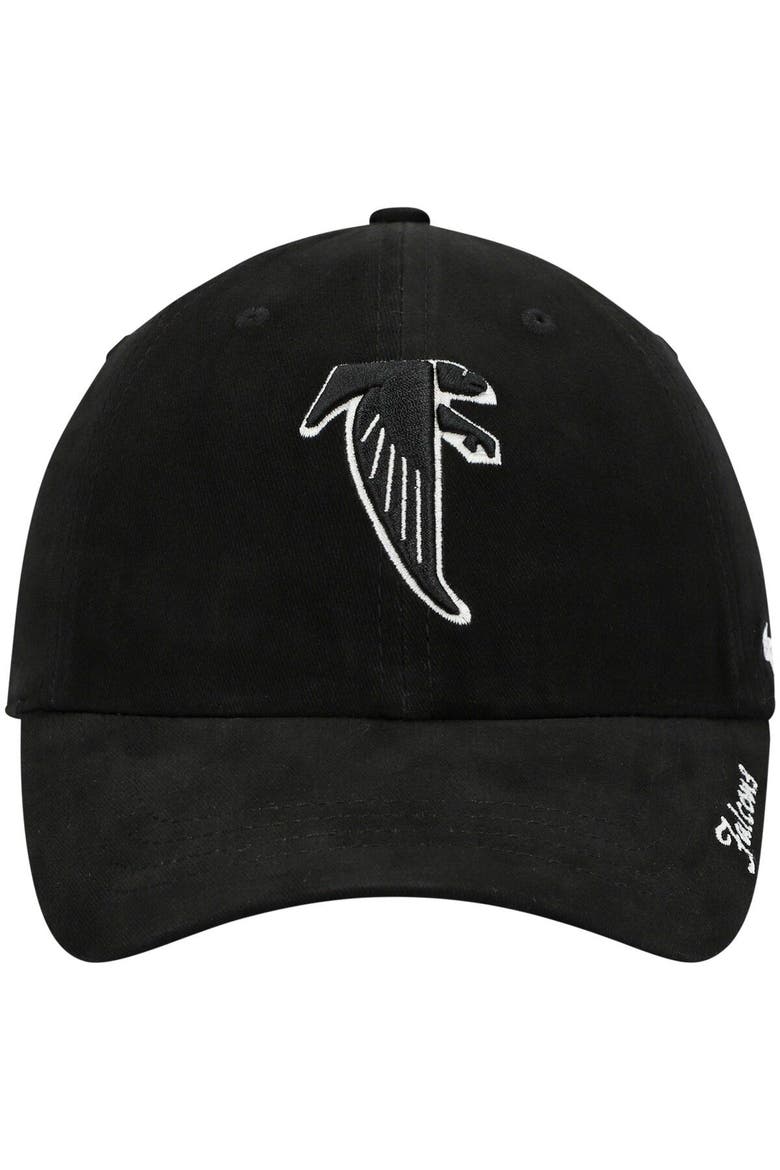 Women's '47 Black Atlanta Falcons Miata Clean Up Legacy Adjustable Hat, Alternate, color, Black