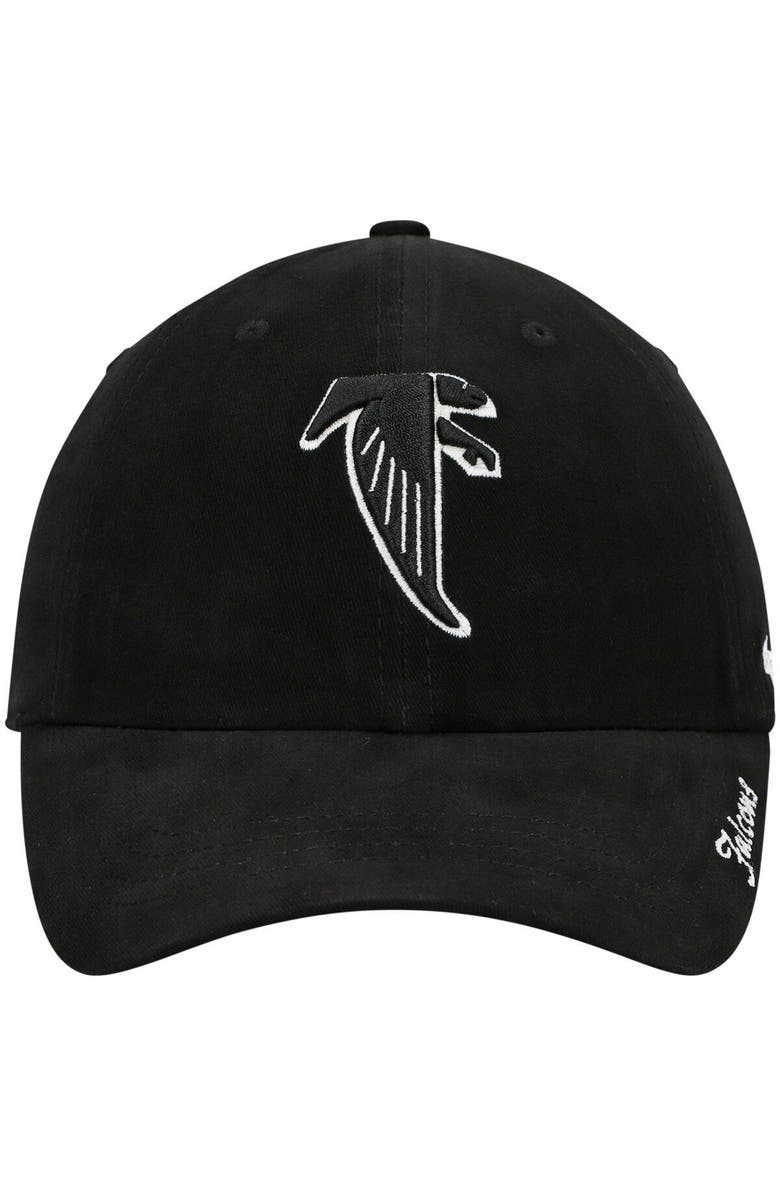 '47 Women's '47 Black Atlanta Falcons Miata Clean Up Legacy Adjustable Hat, Alternate, color, Black