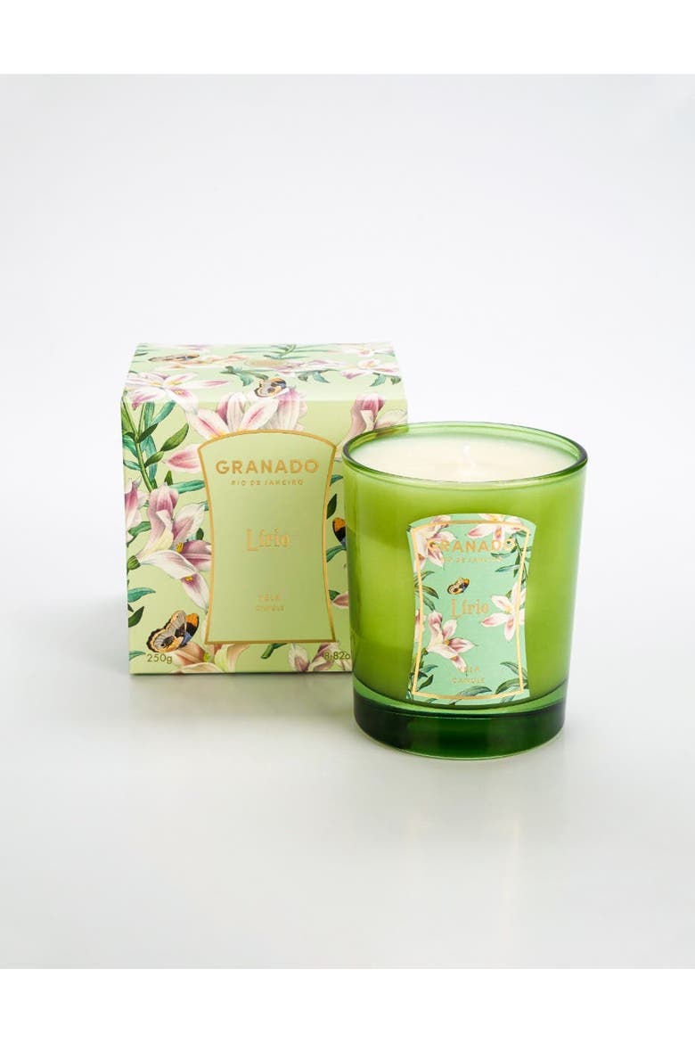 Lírio Scented Candle, Alternate, color, Clear
