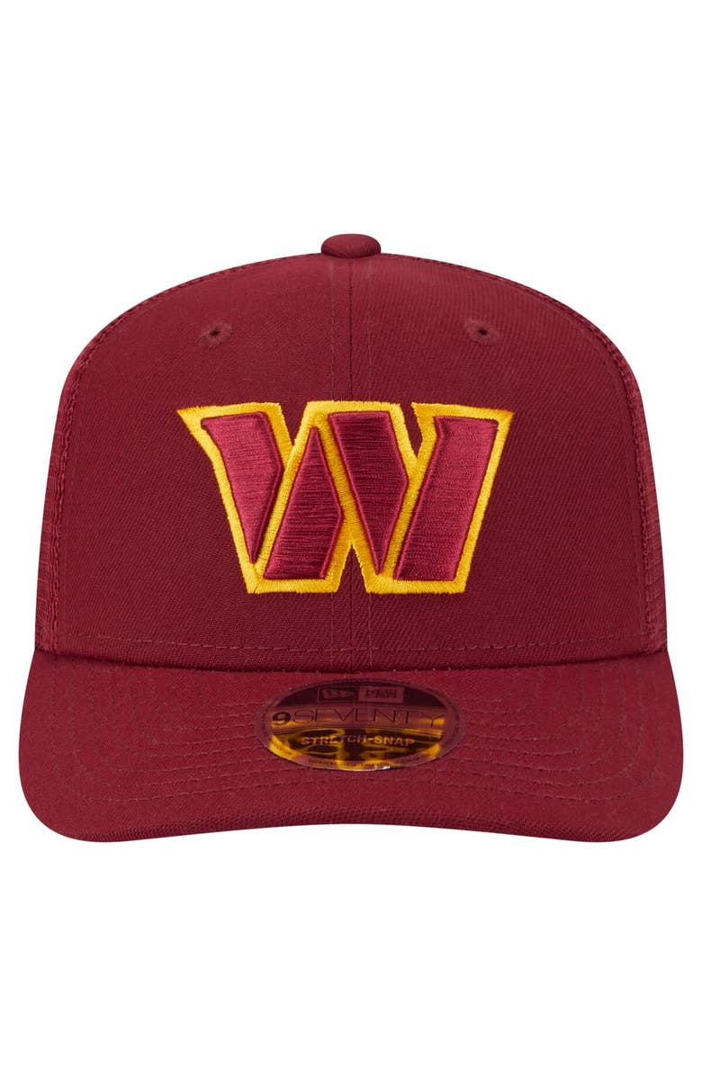 New Era Men's New Era Burgundy Washington Commanders Main Trucker 9SEVENTY Stretch-Snap Hat, Alternate, color, Burgundy