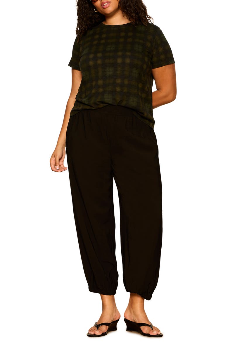 The Perfect T-Shirt, Alternate, color, FOREST PLAID GREEN