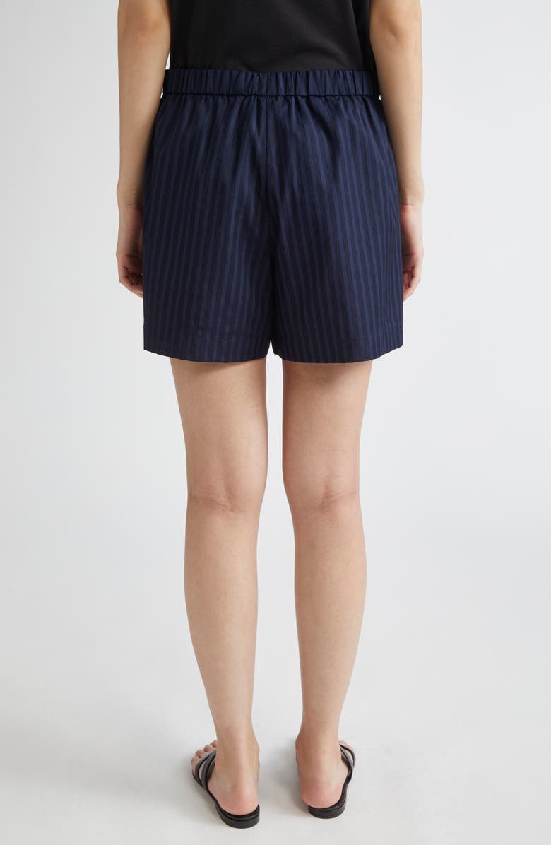 Theory Stripe Cotton Boxers Shorts, Alternate, color, Nocturne Navy