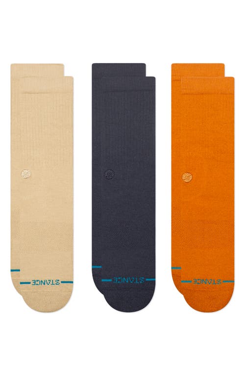 Stance Icon Assorted 3-pack Crew Socks In Multi