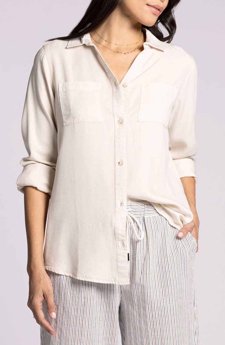 Thread & Supply Ginger Oversize Button-Up Shirt, Main, color, 