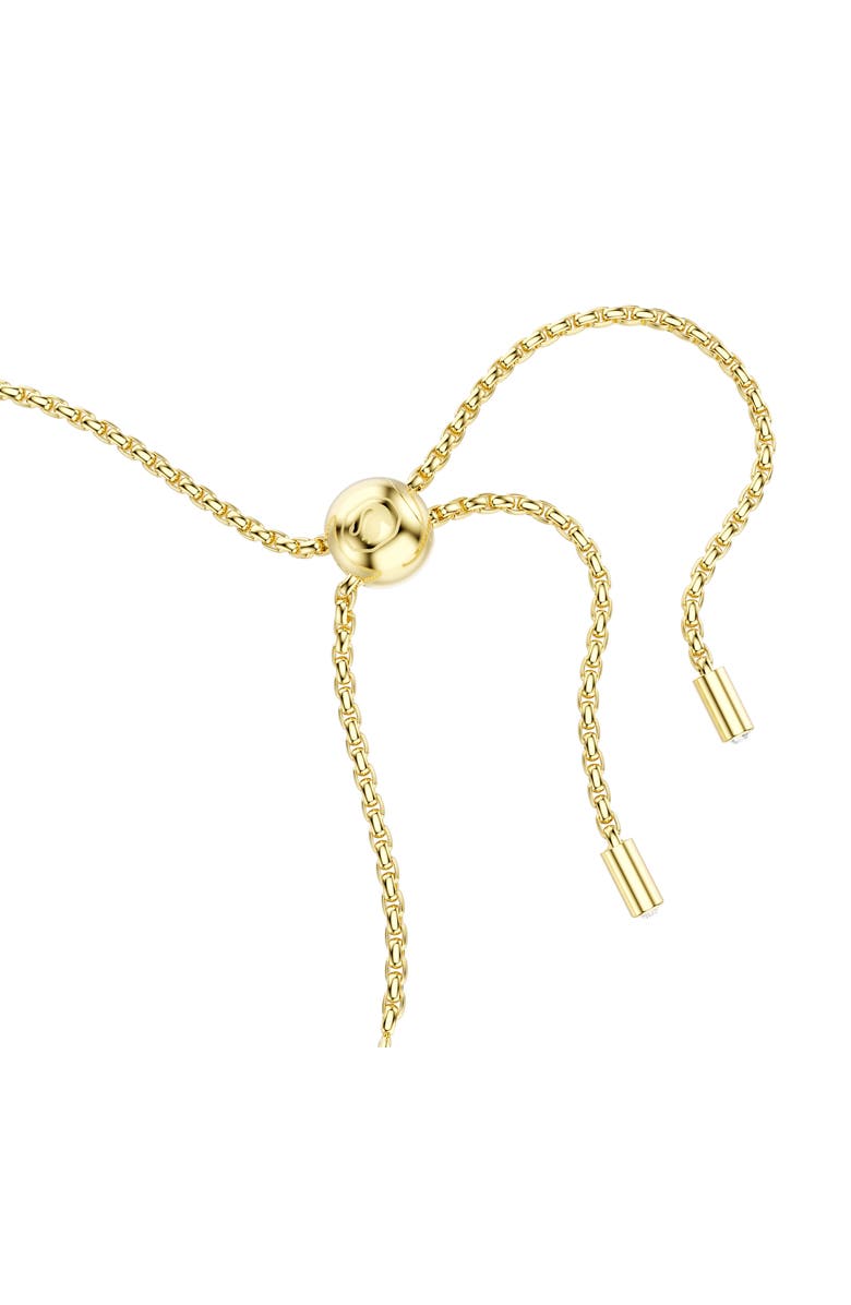 Swarovski Matrix Slider Bracelet, Alternate, color, Gold/ White