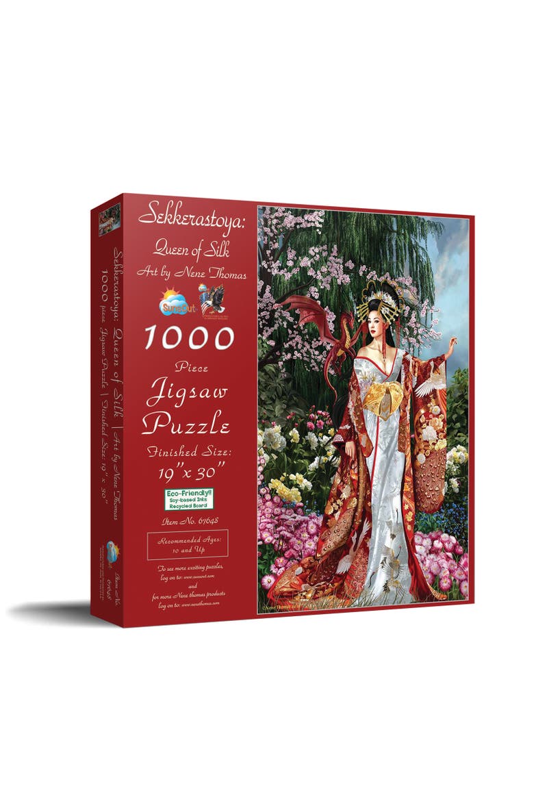 Queen of Silk 1000 piece Jigsaw Puzzle for Adults, Main, color, Multicolor