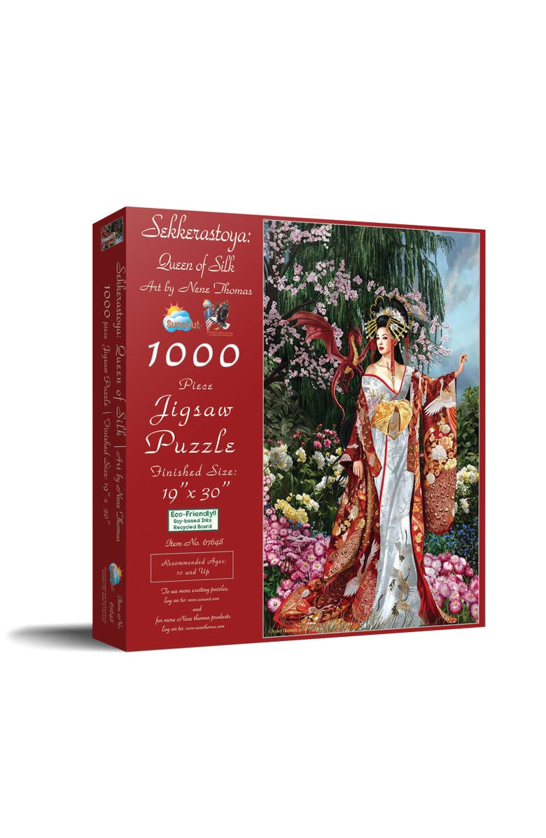 Sunsout Queen of Silk 1000 piece Jigsaw Puzzle for Adults, Main, color, Multicolor