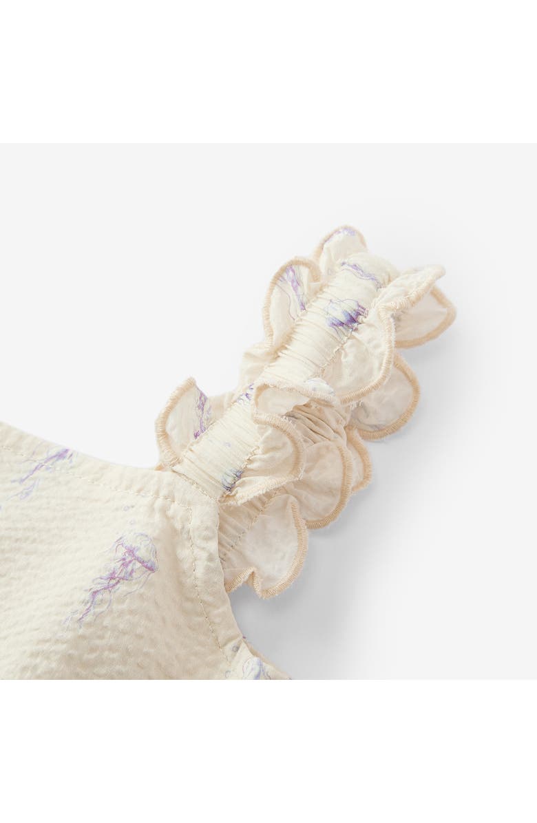 Milkbarn Ruffle Tiered Dress, Alternate, color, Sunset Jellyfish