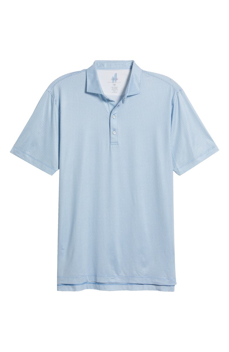 johnnie-O Link Geo Print PREP-FORMANCE Golf Polo, Alternate, color, Barrels Blue