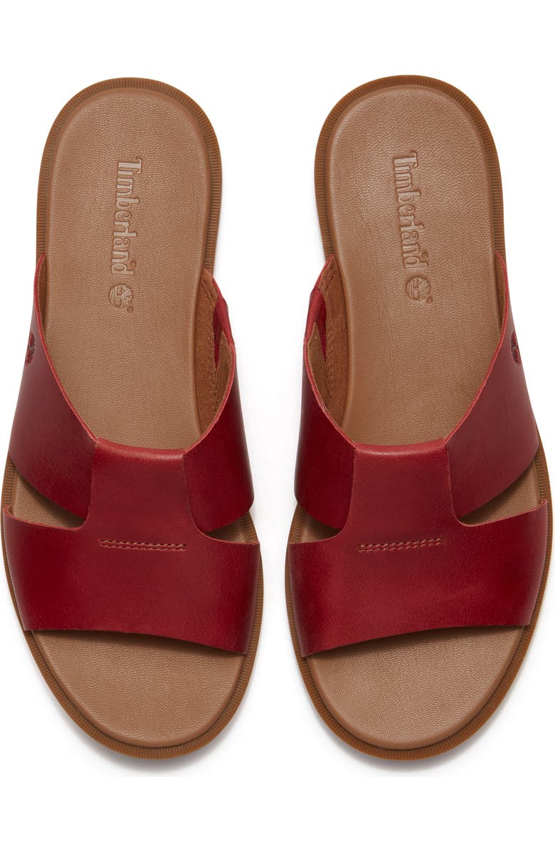 Timberland Calista Bay Slide Sandal, Alternate, color, Md Red Fgrain