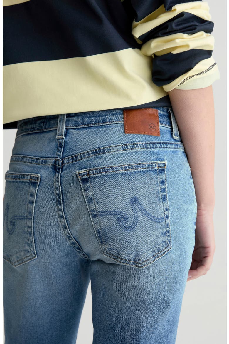 Sandra Low Rise Slim Straight Leg Jeans, Alternate, color, 15 YEARS AVIATOR