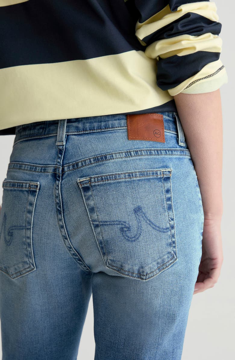 AG Sandra Low Rise Slim Straight Leg Jeans, Alternate, color, 15 Years Aviator