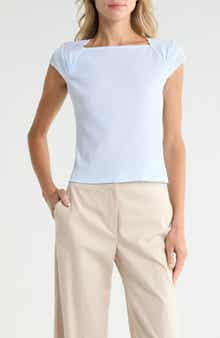 Drape Check Top