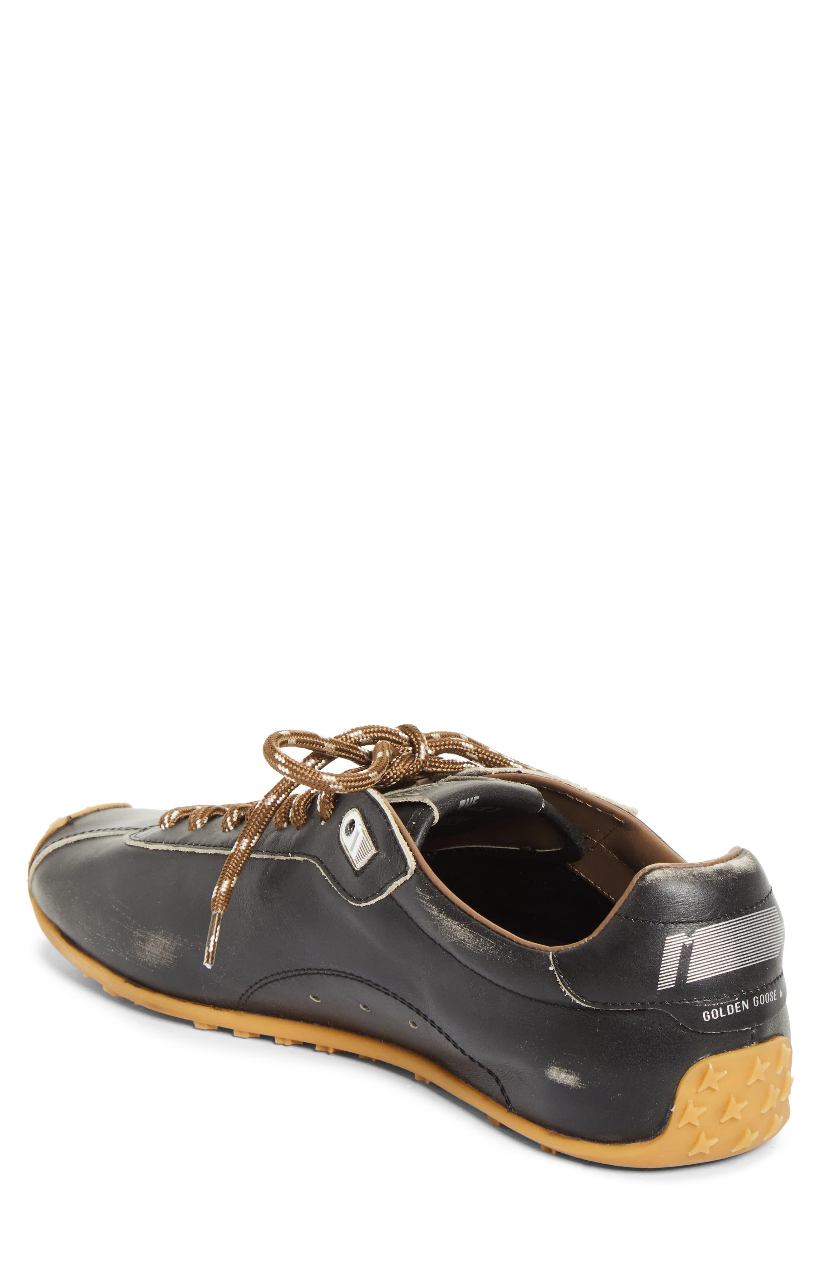 Golden Goose Marathon Speed Sneaker, Alternate, color, Black/ Silver