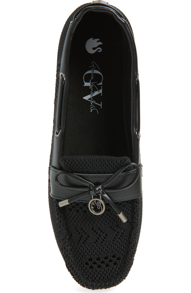 GLORIA VANDERBILT Reese Boat Shoe, Alternate, color, Black