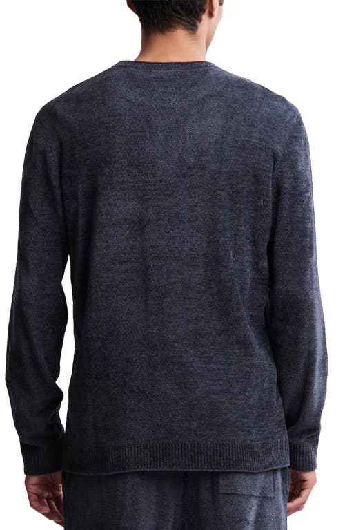 Barefoot Dreams Cozychic Ultra Lite® Crewneck Pullover In Blue