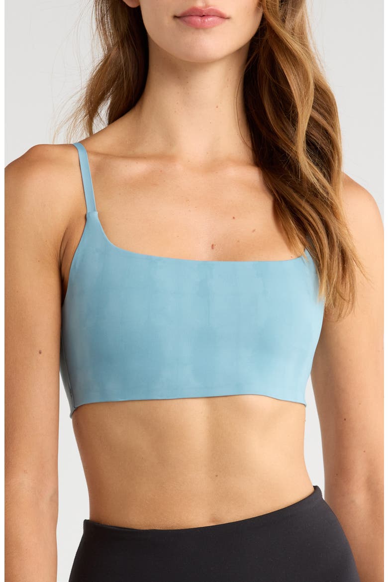Moveknit Resilience Longline Sports Bra, Main, color, SMOKE BLUE MULTI