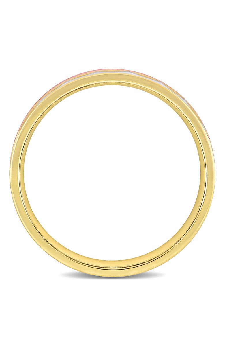 Julianna B. Men's Hammered & Brushed Finish Band 14k, Alternate, color, 