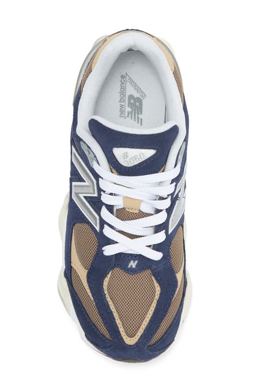 New Balance Kids' 9060 Sneaker In Nb Navy/mushroom