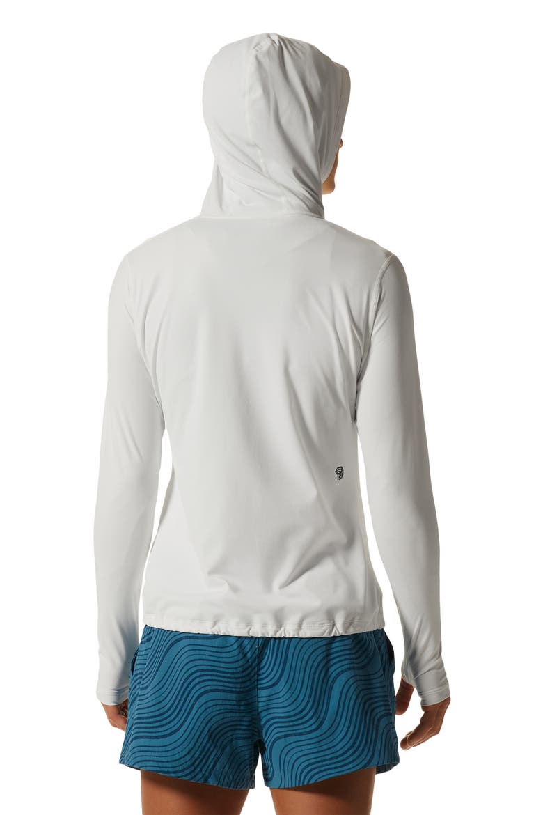 Crater Lake Long Sleeve UPF 50+ Hooded T-Shirt, Alternate, color, FOGBANK