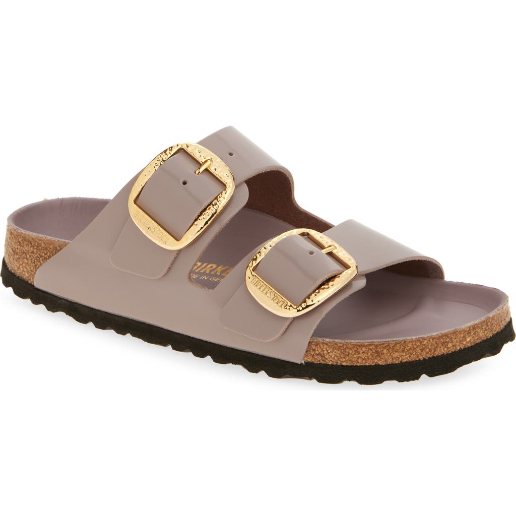 BIRKENSTOCK BIRKENSTOCK ARIZONA HAMMERED BIG BUCKLE SLIDE SANDAL