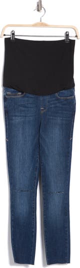 The Home Stretch Ankle Crop Maternity Jeans
