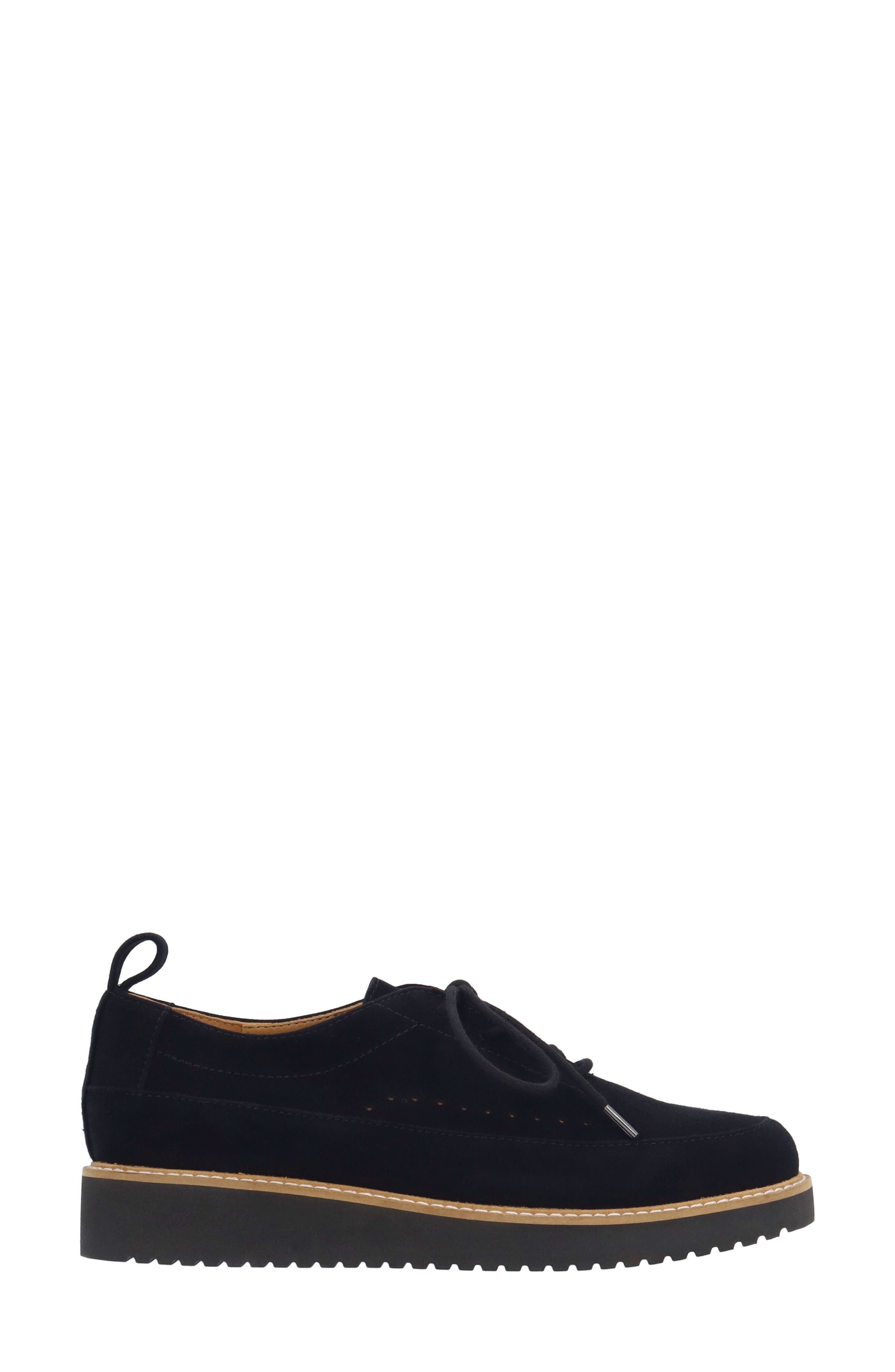 L'Amour des Pieds Xindra Derby Sneaker, Alternate, color, Black