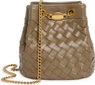 JW PEI Yara Woven Faux Leather Bucket Bag