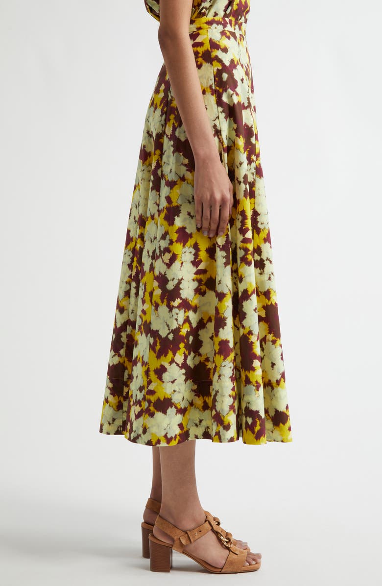 Ulla Johnson Vianne Floral Cotton Skirt, Alternate, color, 