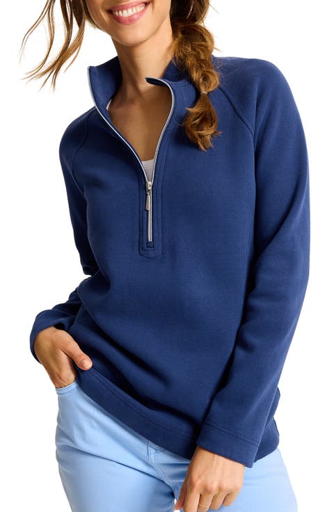 New Aruba Stretch Cotton Half Zip Pullover