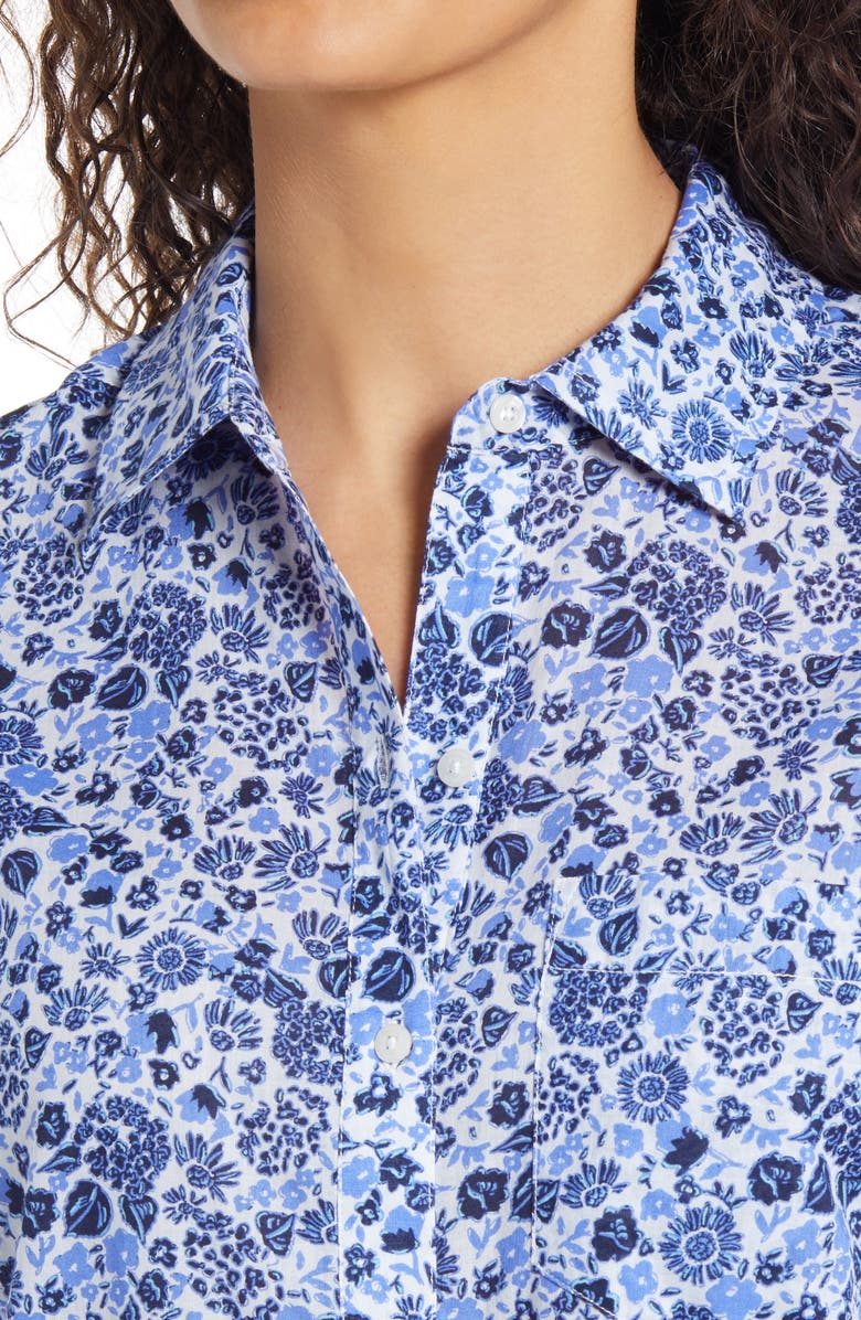 vineyard vines Among the Flowers Chilmark Button-Up Cotton Shirt, Alternate, color, 