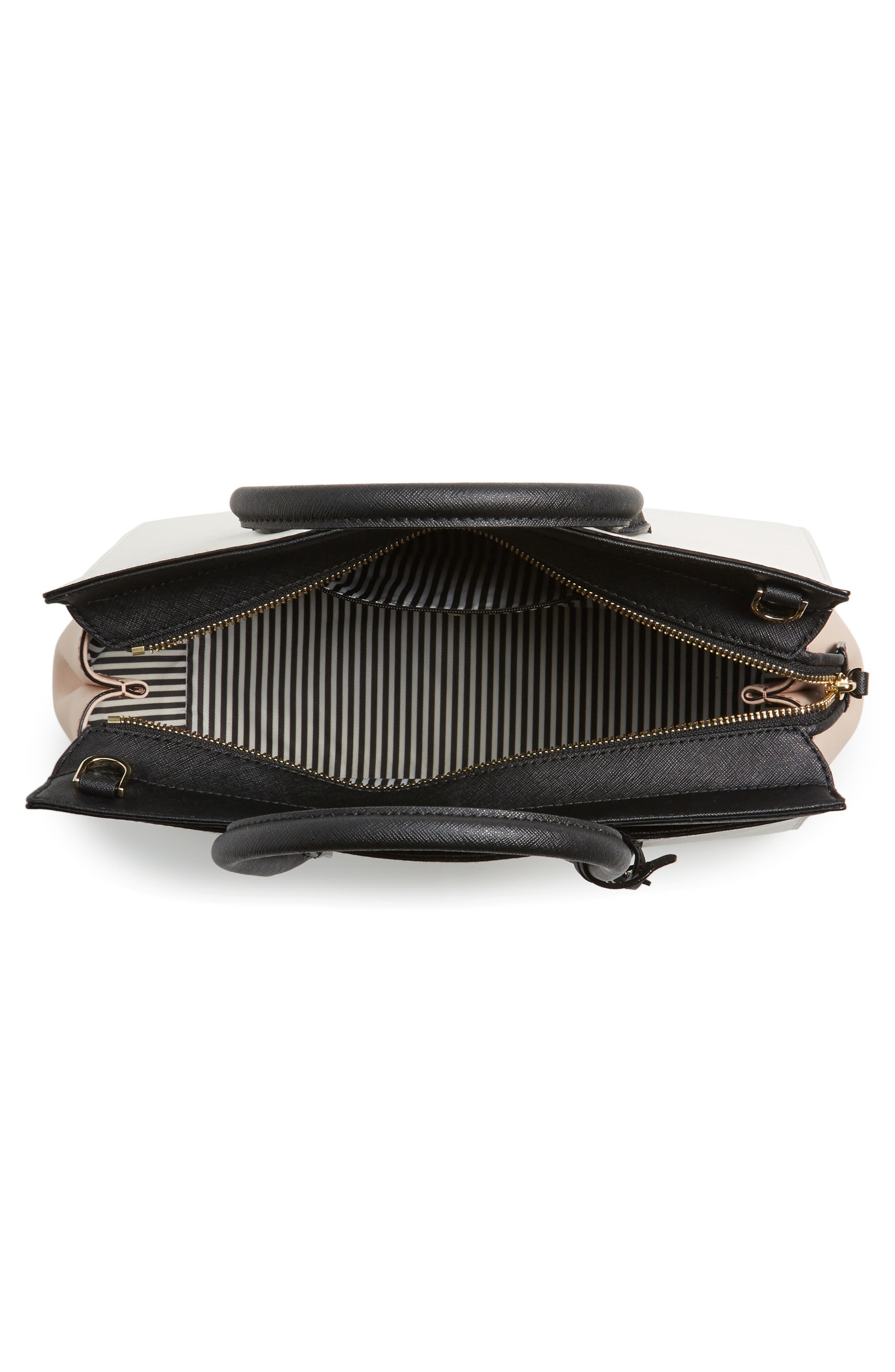 Kate Spade New York cameron street - candace leather satchel, Alternate, color, 