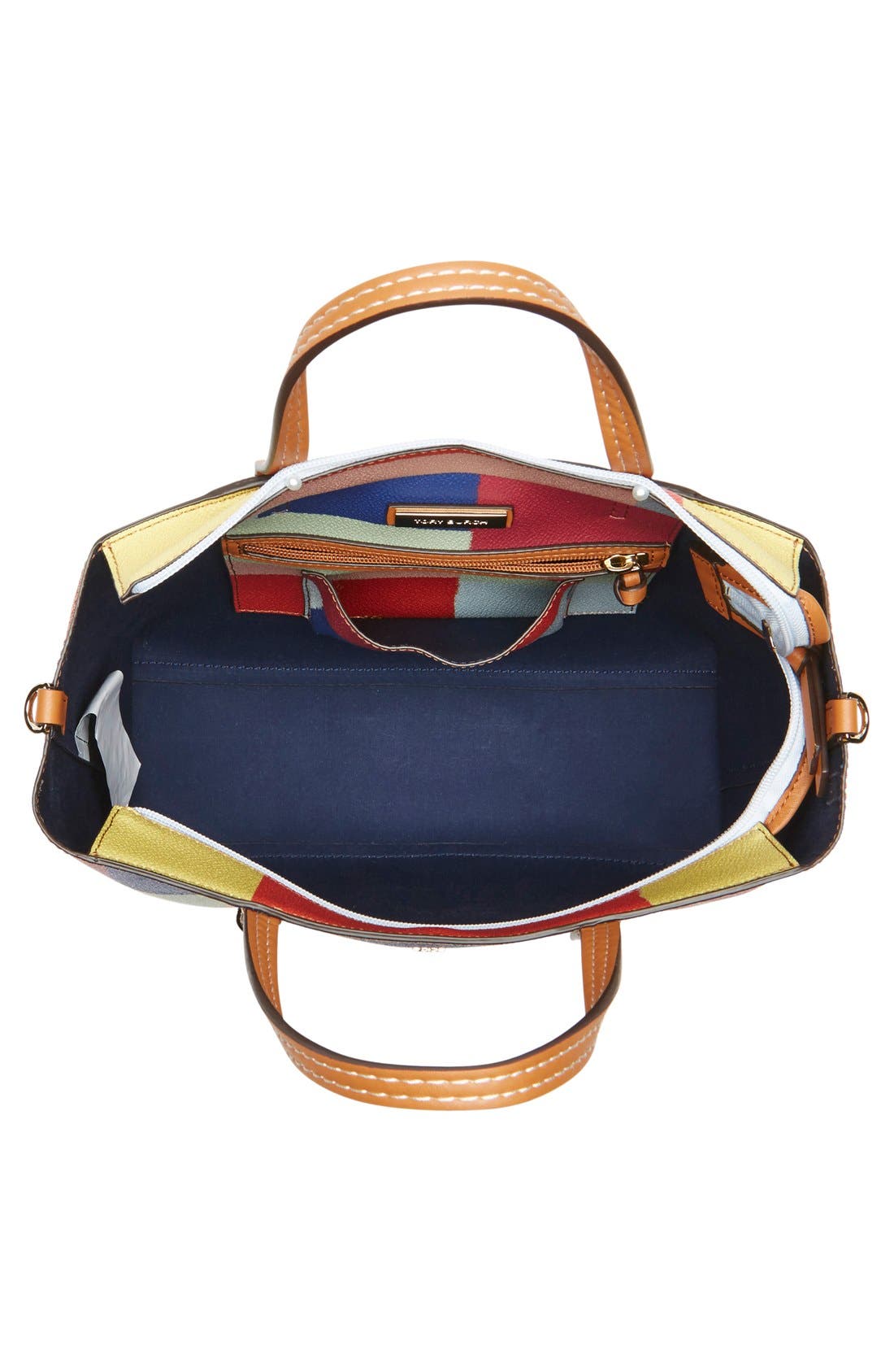 'Small Kerrington Square' Tote, Alternate, color, RED CANYON COLORSCAPE