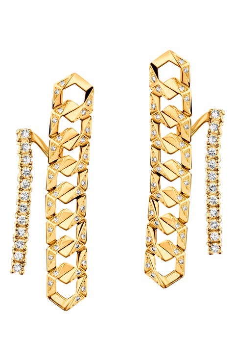 Bond Signature Diamond Chain Ear Jackets