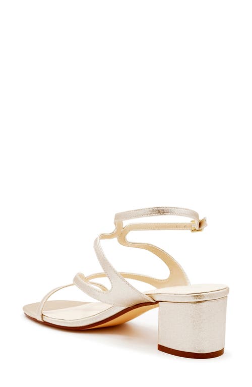 Touch Ups Cora Ankle Strap Sandal In Champagne