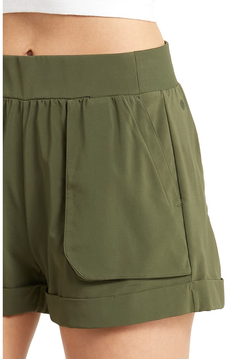 Getaway Cargo Pocket Shorts, Alternate, color, GREEN TACTICAL