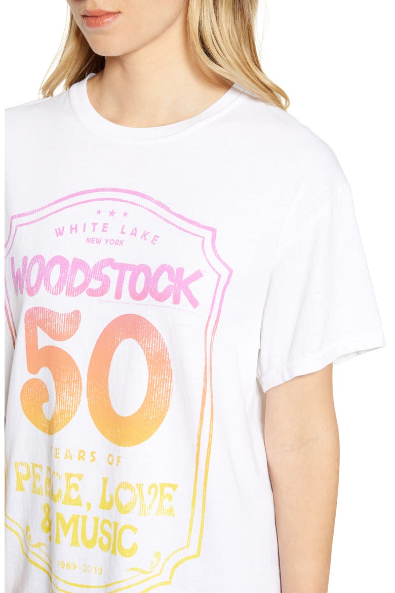 Woodstock Graphic Tee, Alternate, color, WHITE