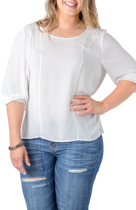 Joanna Cinch Back Top (Plus Size)